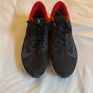 Nike Black and Red Sports Sneakers